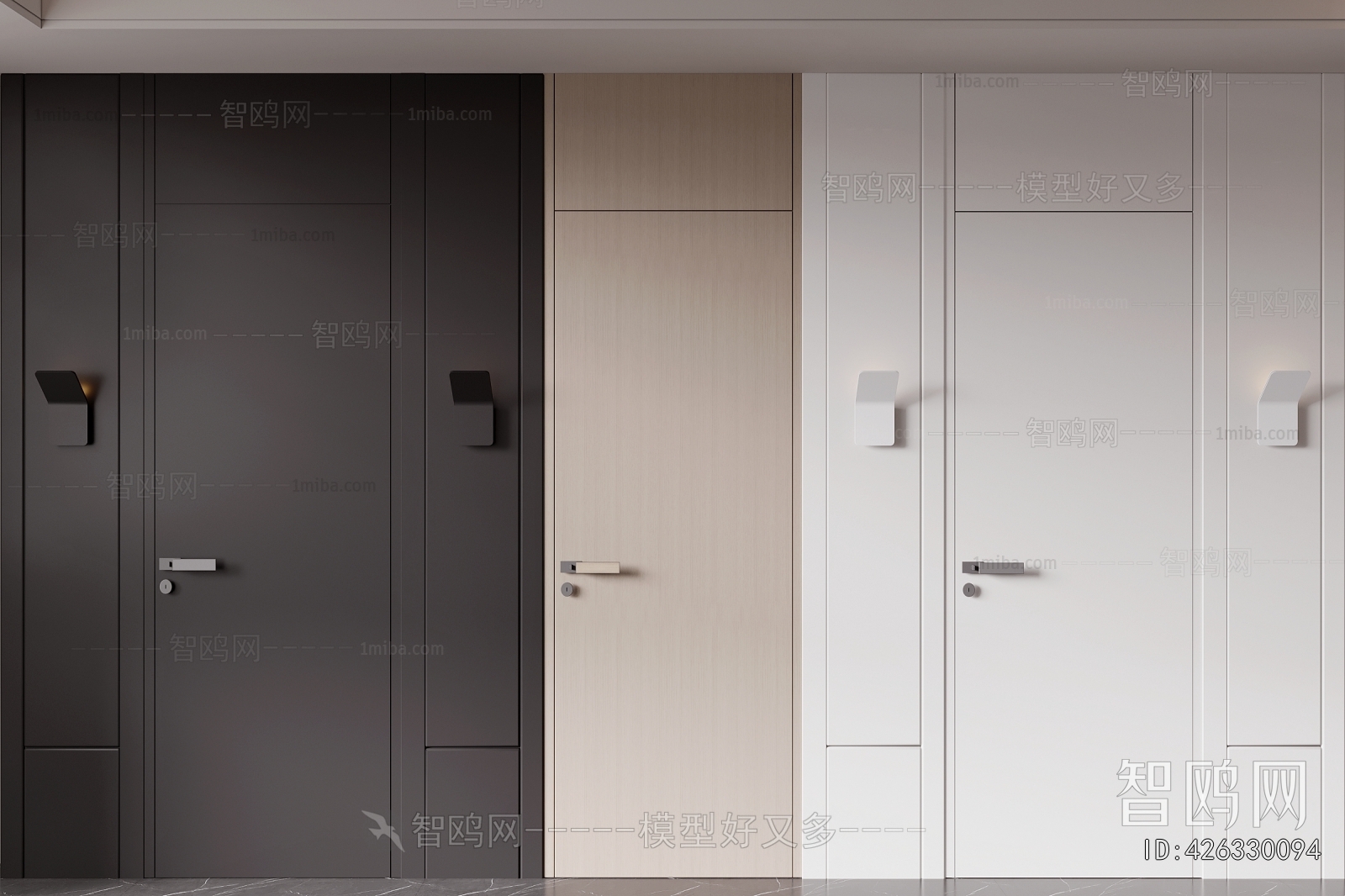 Modern Single Door