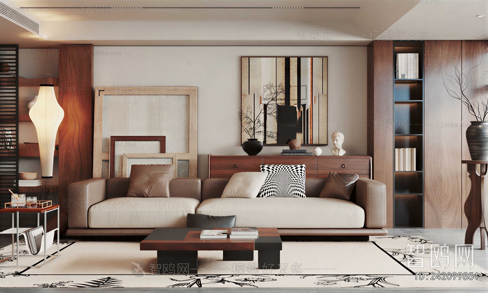 Modern Three-seat Sofa