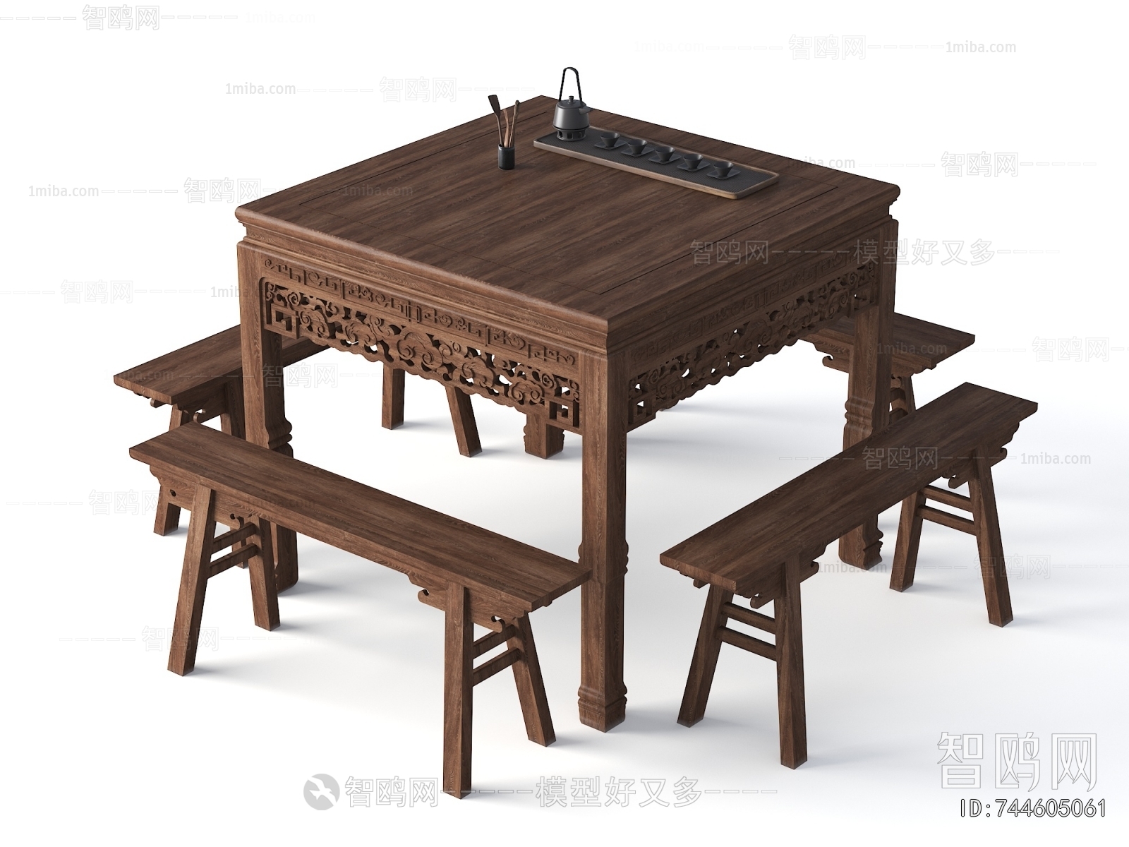 Chinese Style Dining Table And Chairs