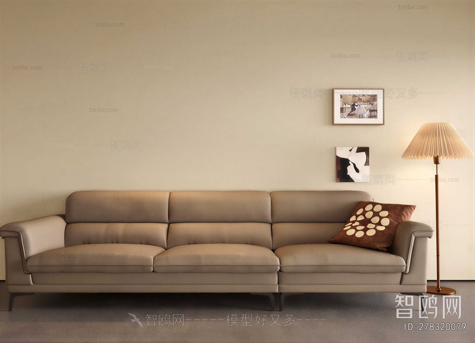 Modern Three-seat Sofa