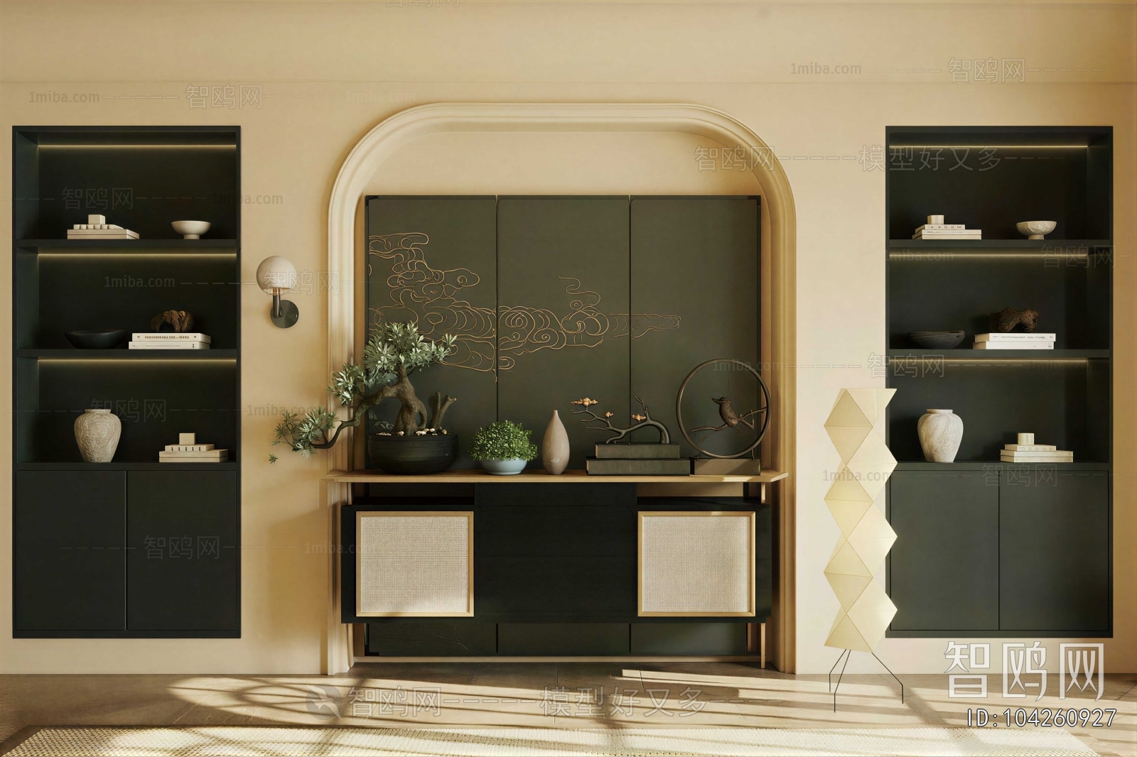 New Chinese Style Hallway