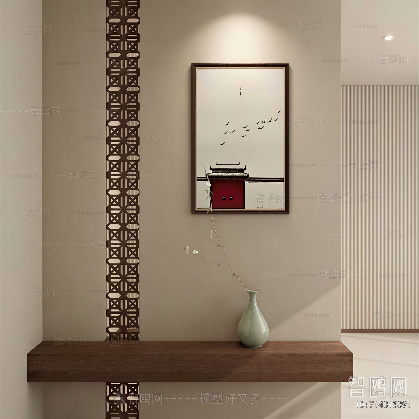 New Chinese Style Hallway