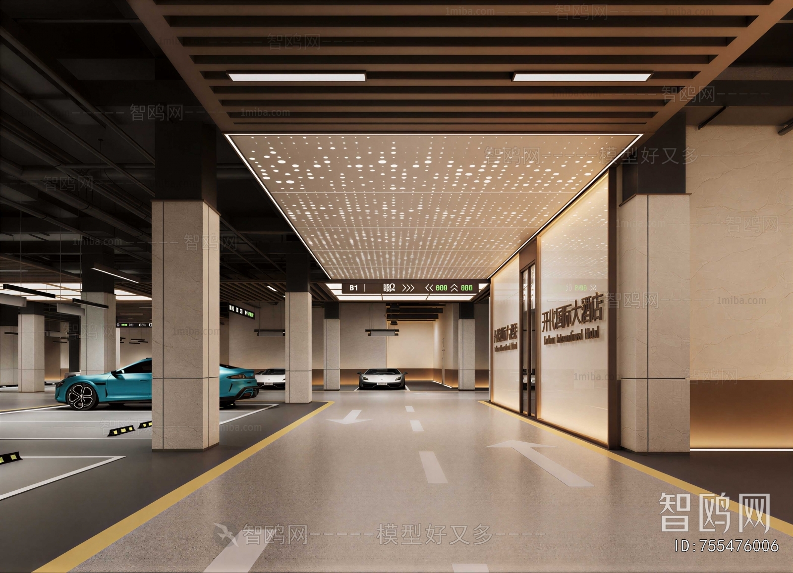 Modern Underground Garage