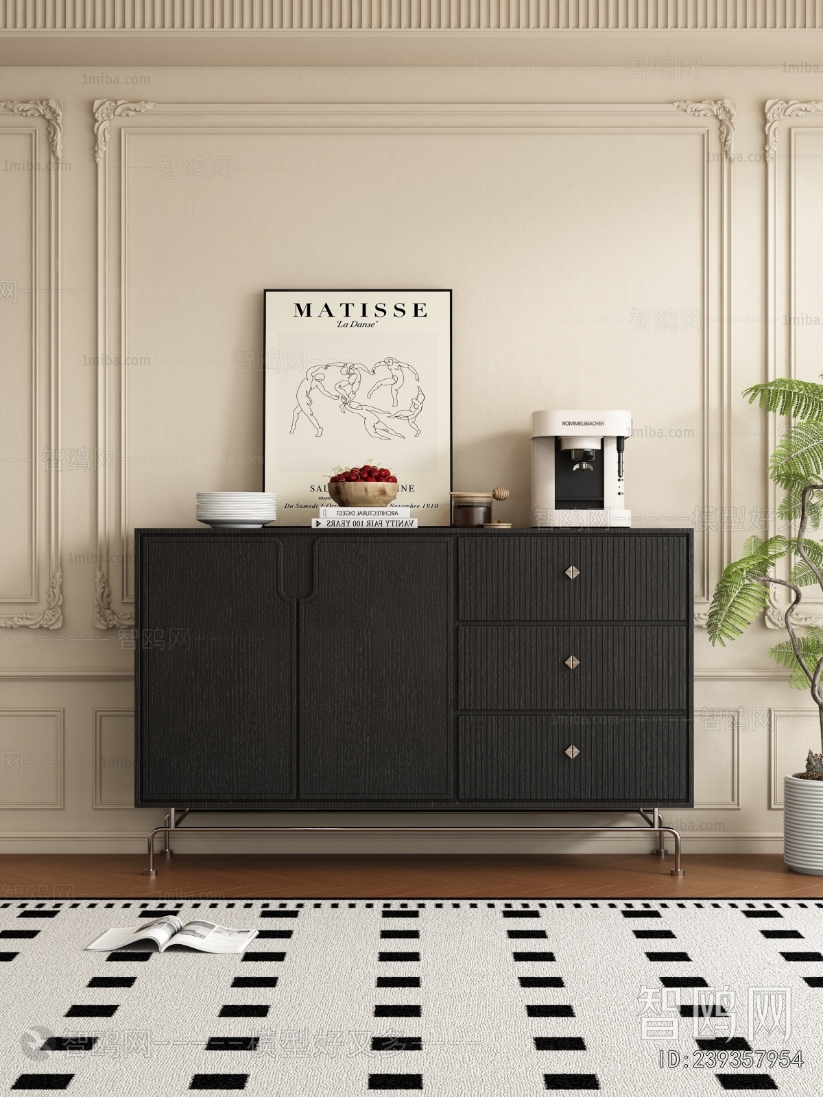 Modern Side Cabinet/Entrance Cabinet