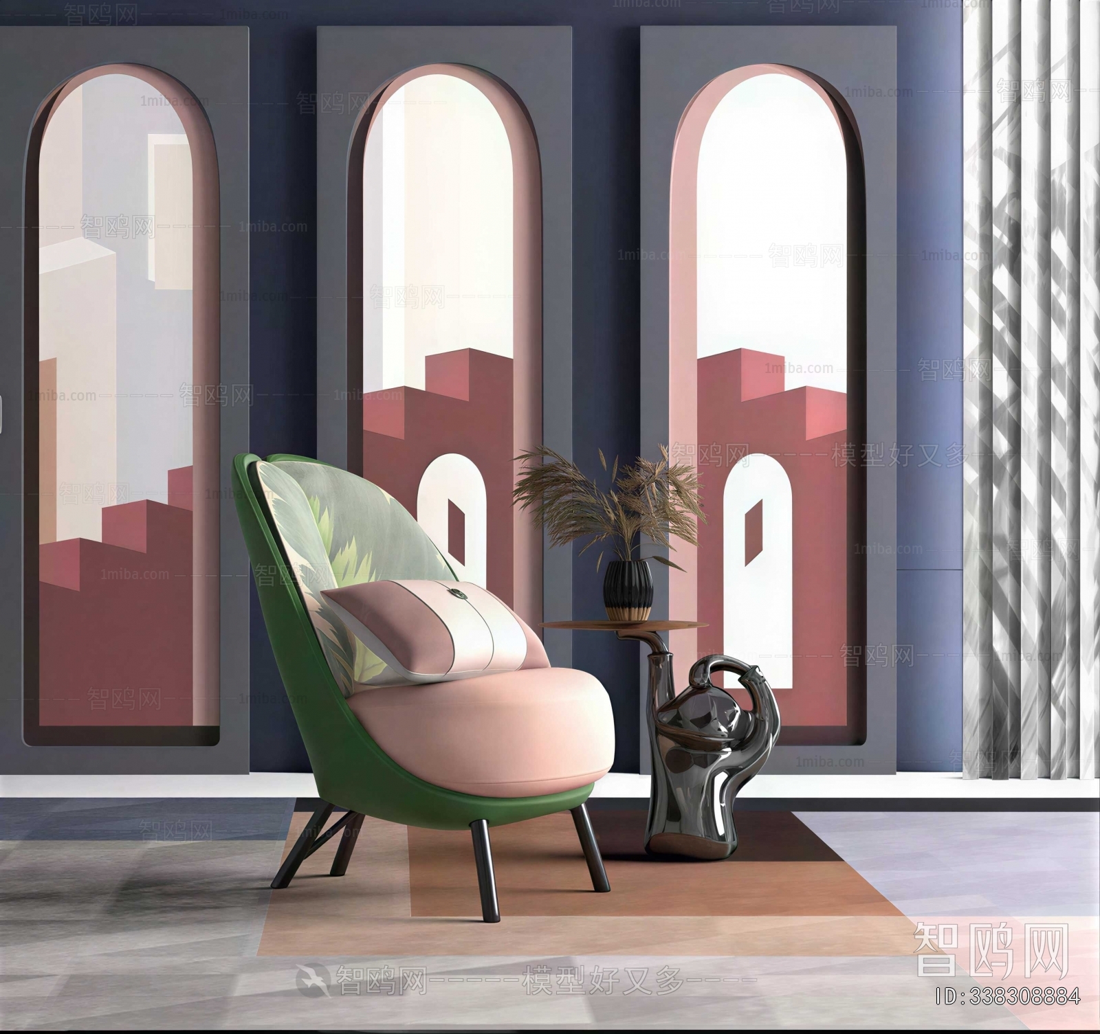Nordic Style Lounge Chair