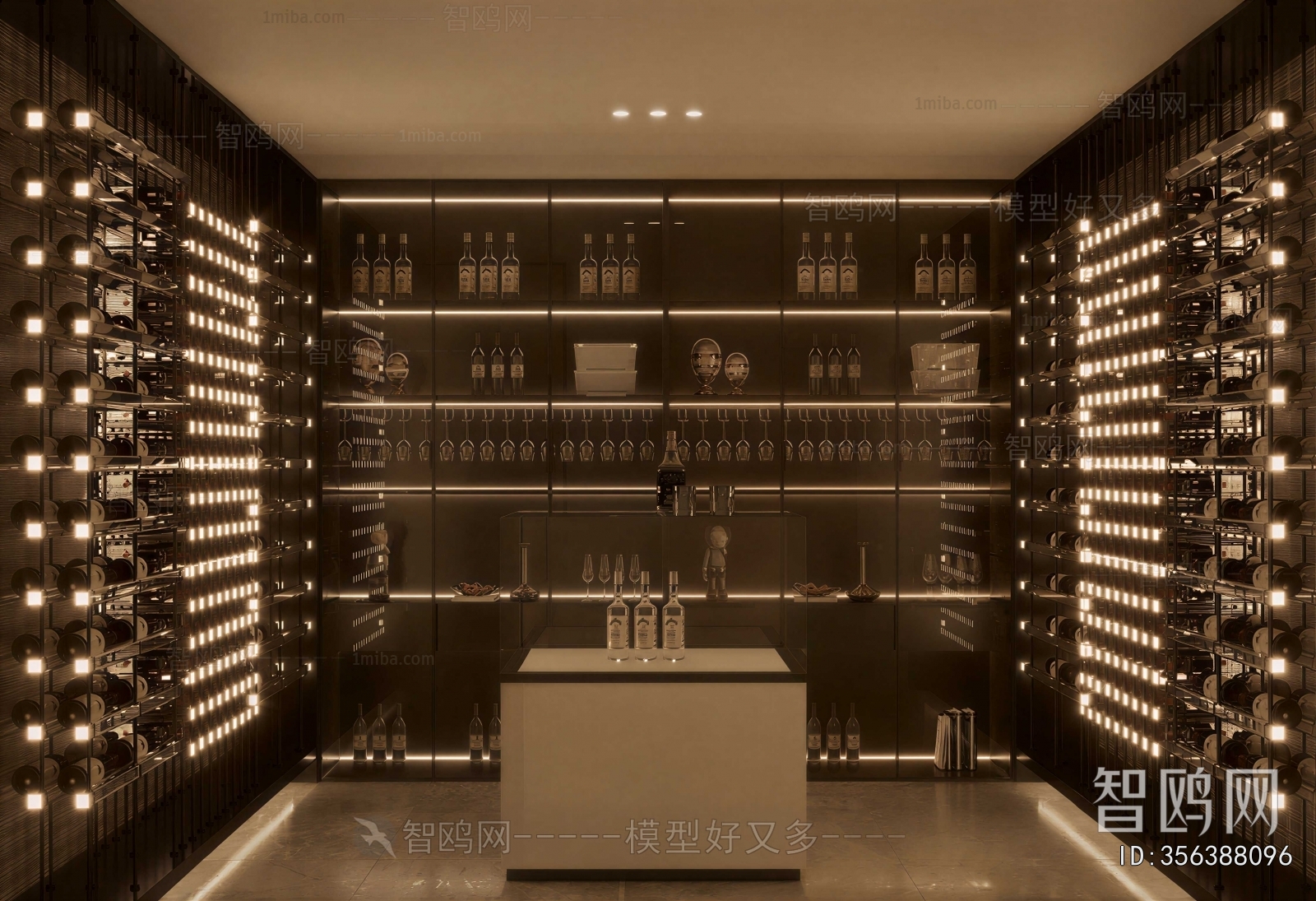 Chinese Style Wine Cellar/Wine Tasting Room