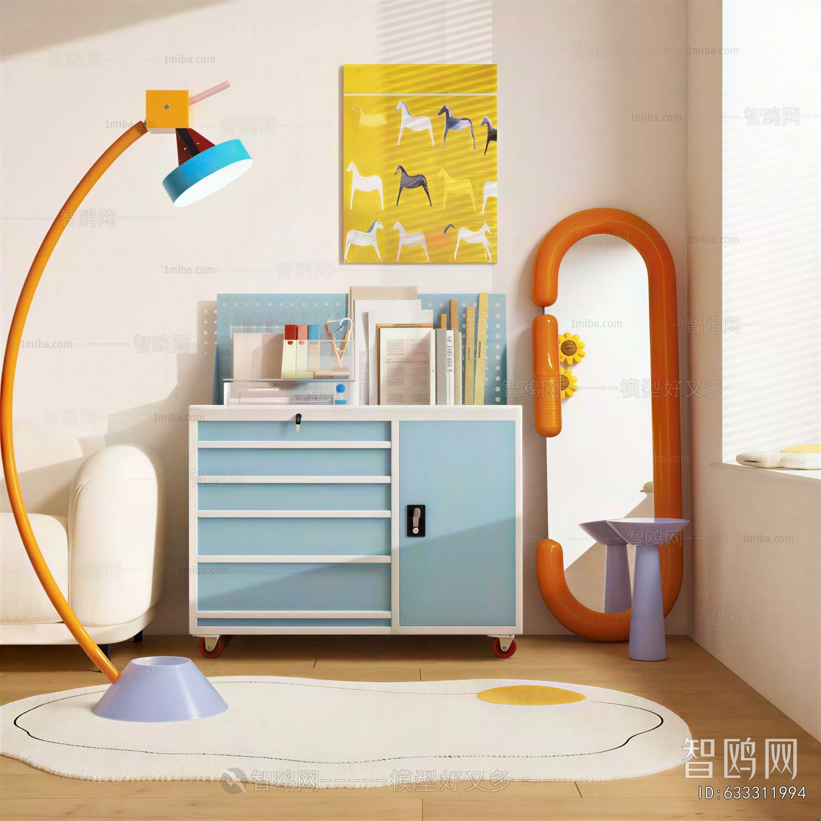 Modern Decorative Cabinet