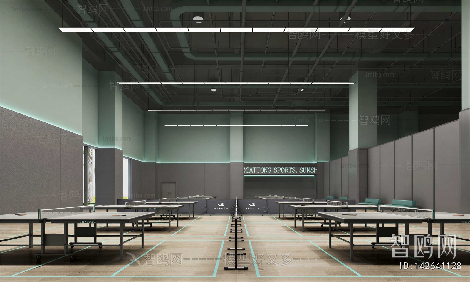 Modern Table Tennis Arena