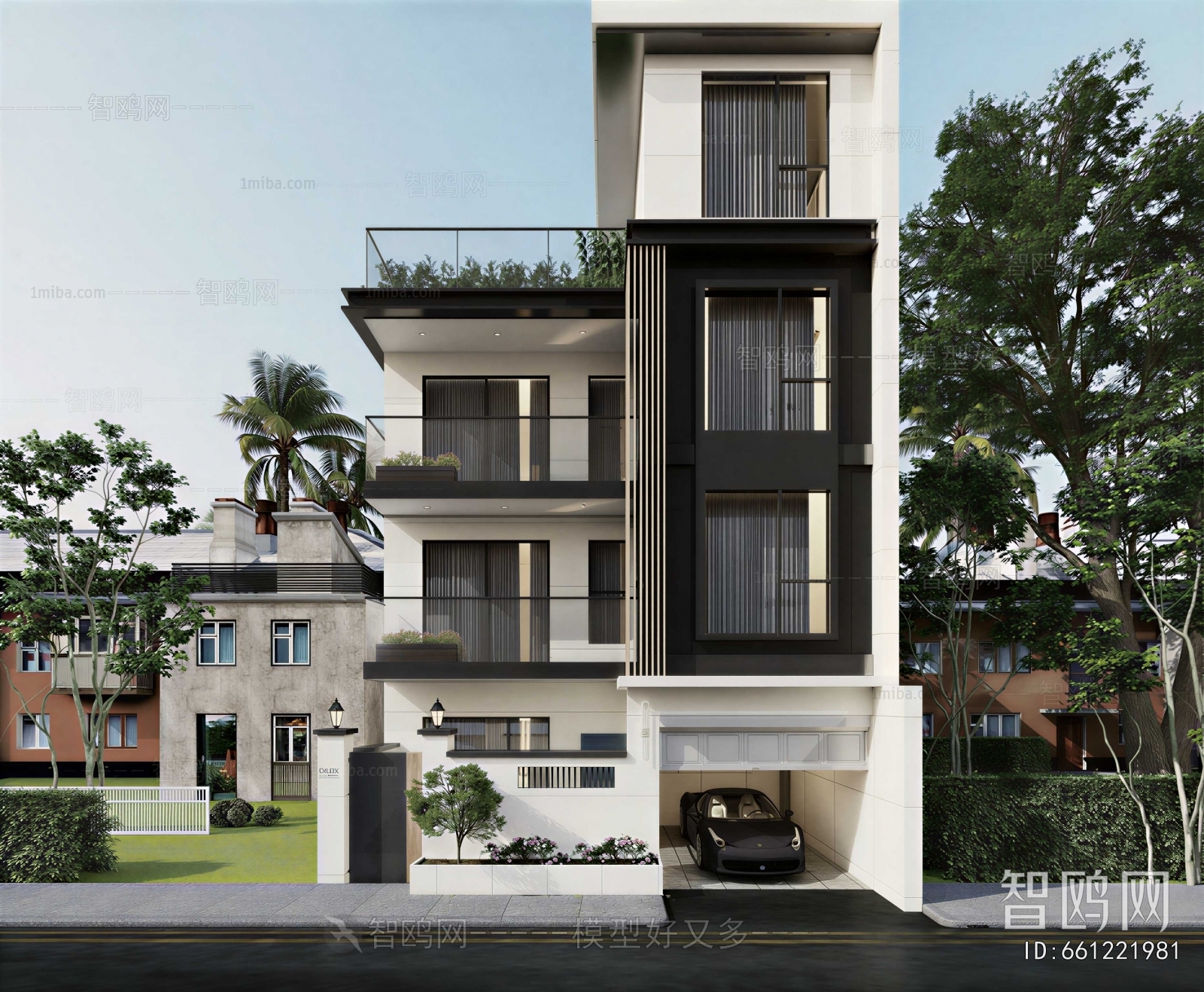 Simple European Style Detached Villa