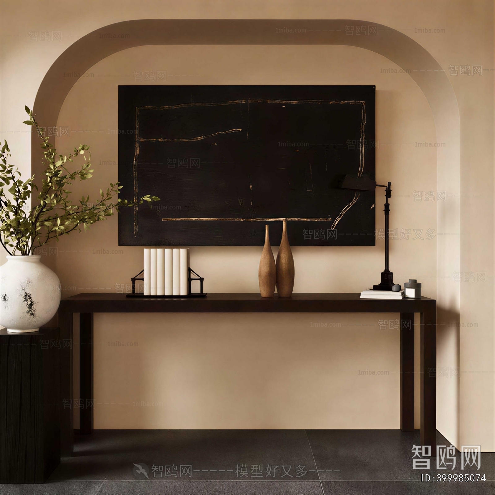 Wabi-sabi Style Console