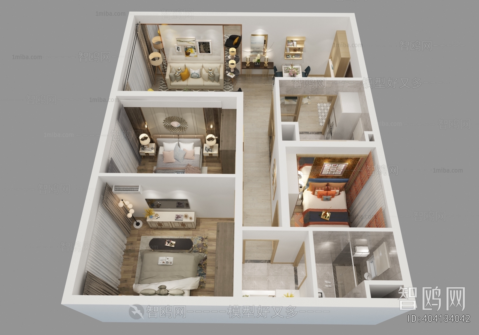 Modern A Bird's-eye View Of Home Decoration