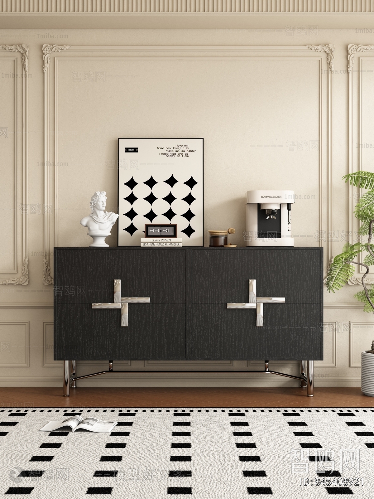 Modern Side Cabinet/Entrance Cabinet