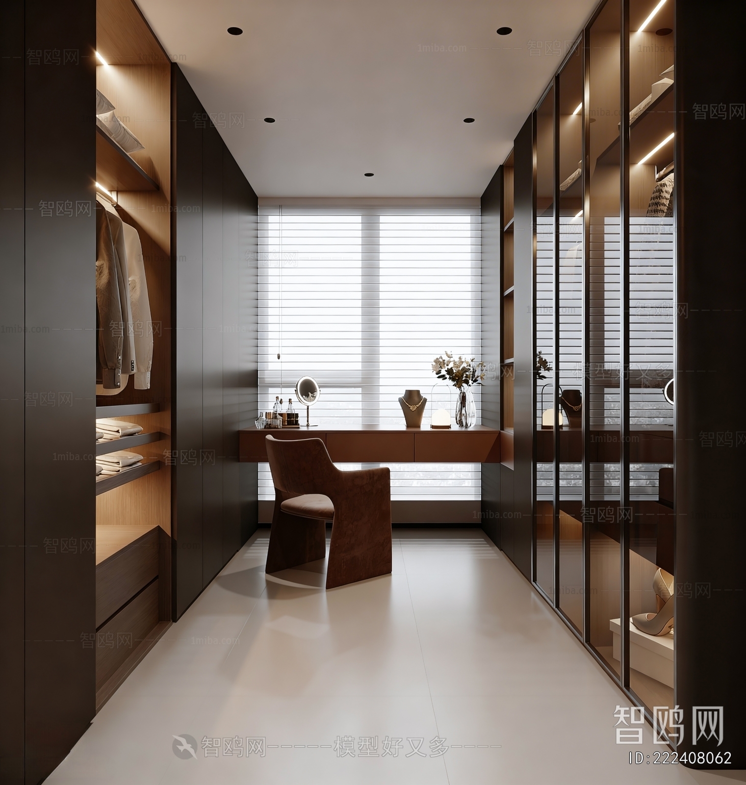 Modern Clothes Storage Area
