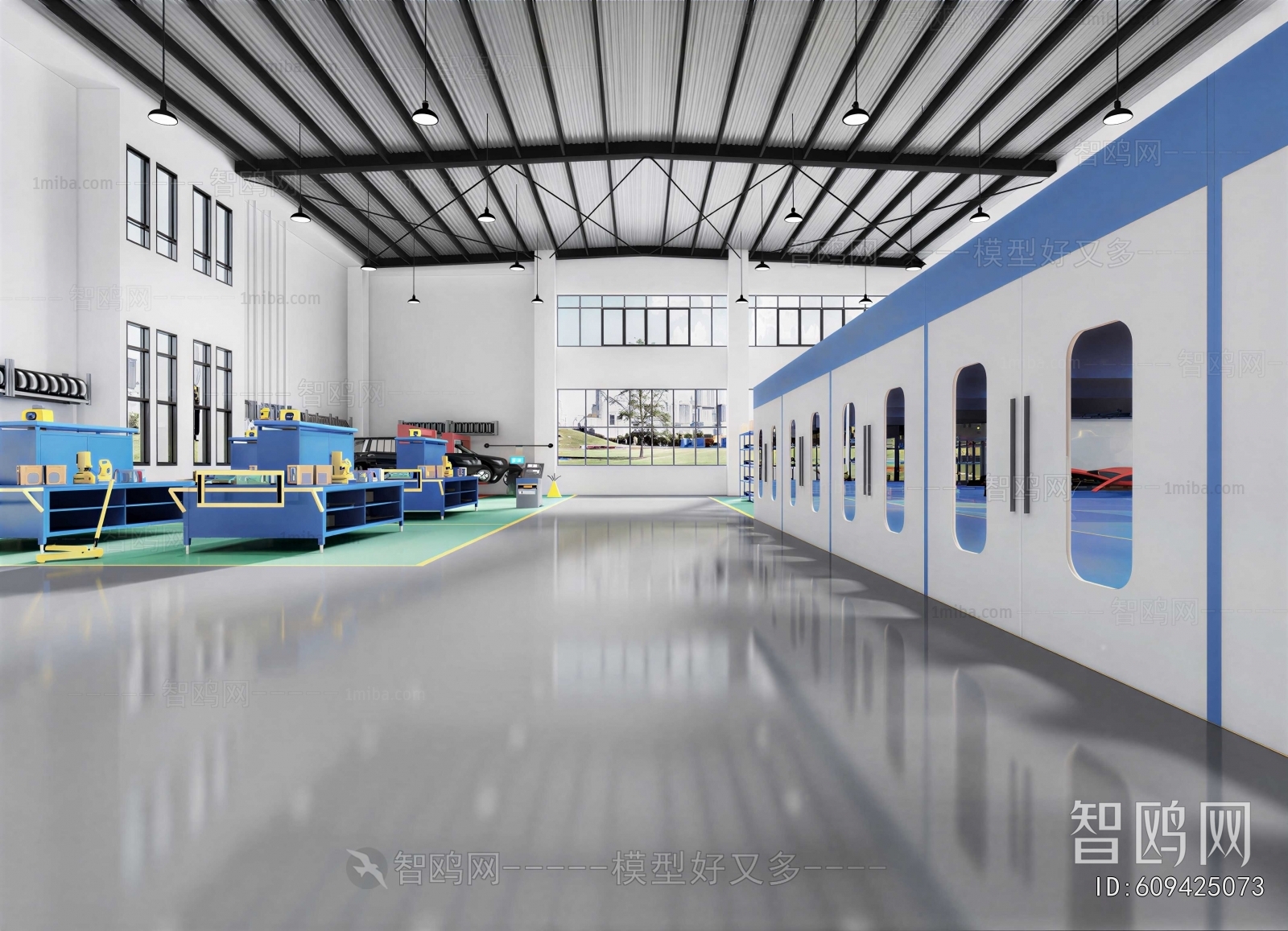 Modern Factory Floor/warehouse