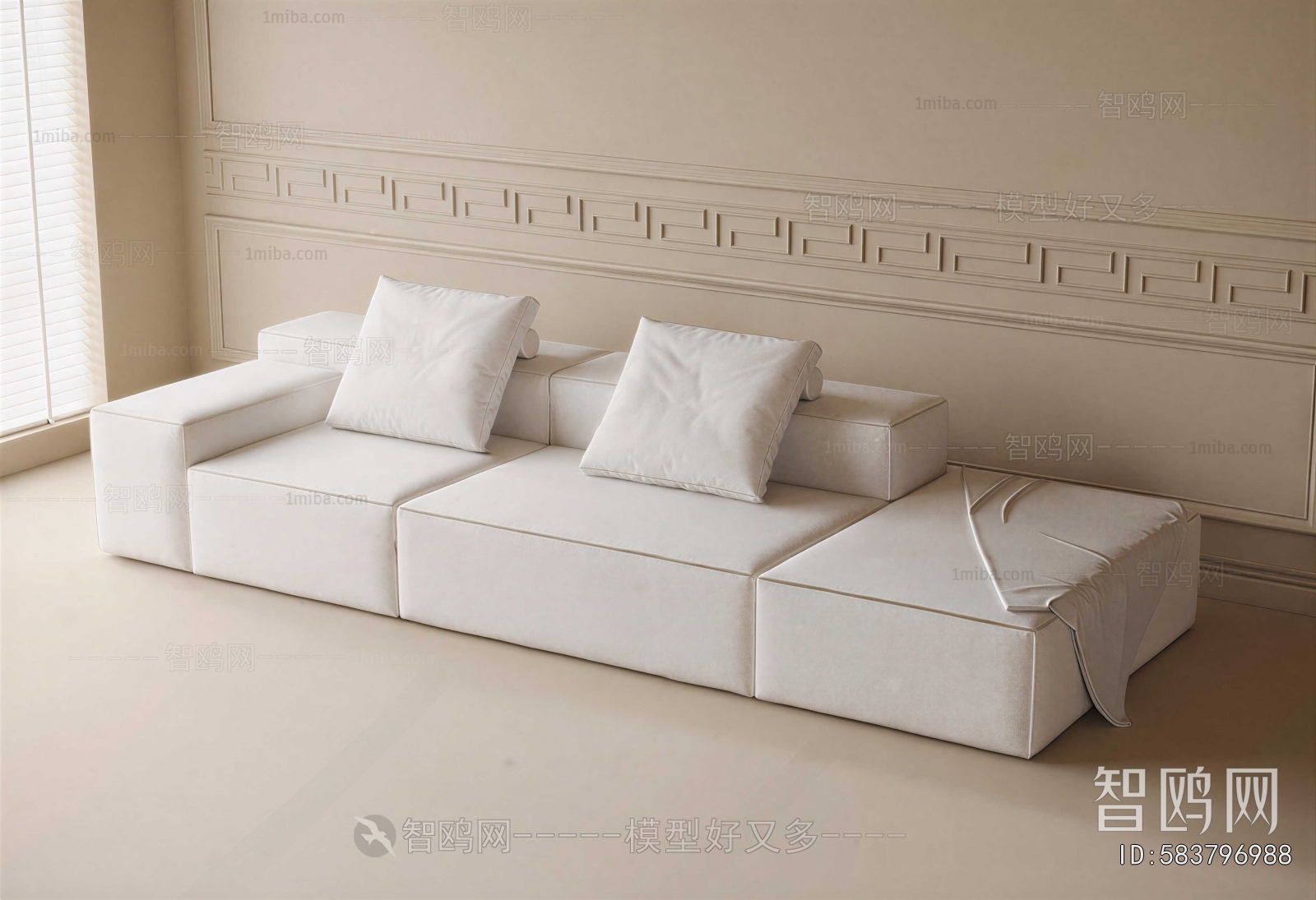 Modern Three-seat Sofa