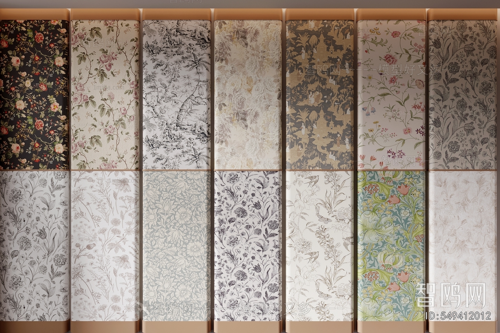 French Style Wall/floor/ceiling