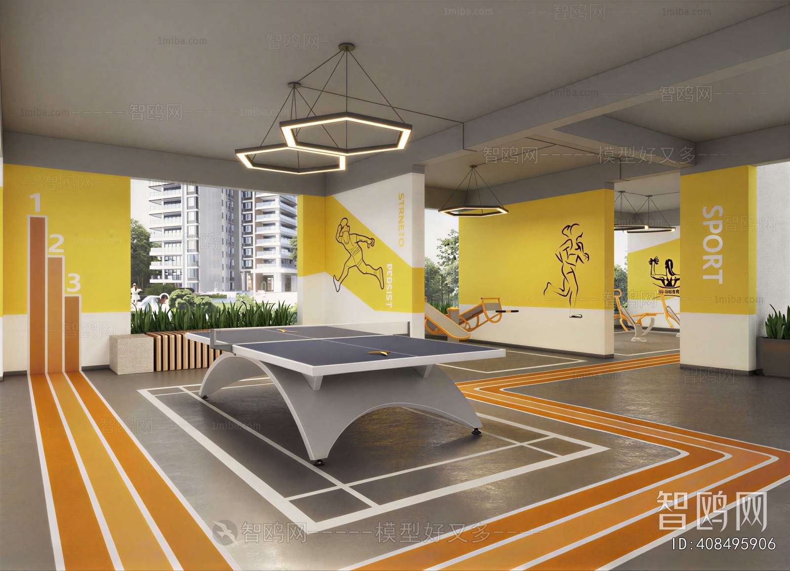 Modern Staff Recreation Room