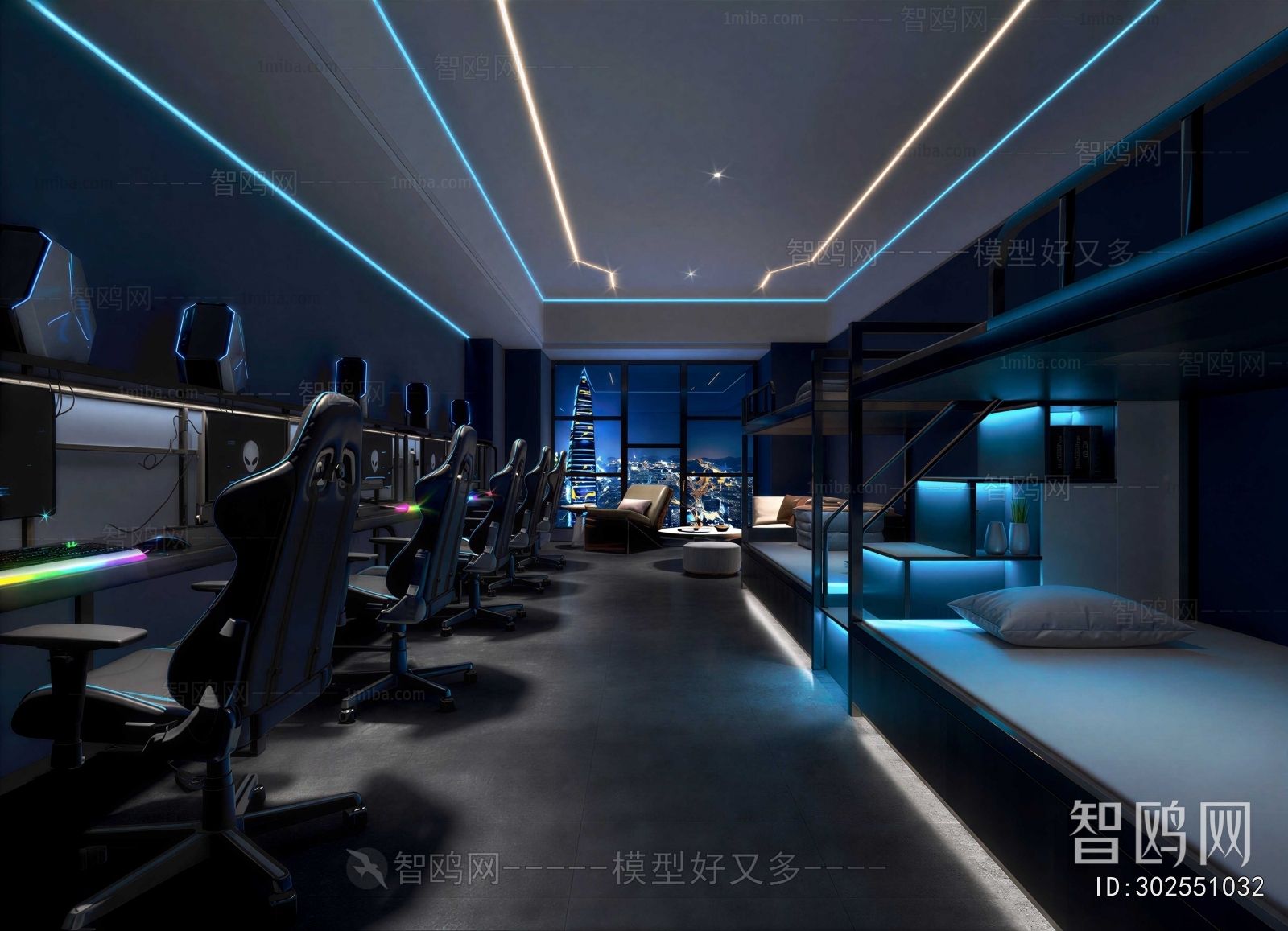 Modern Guest Room