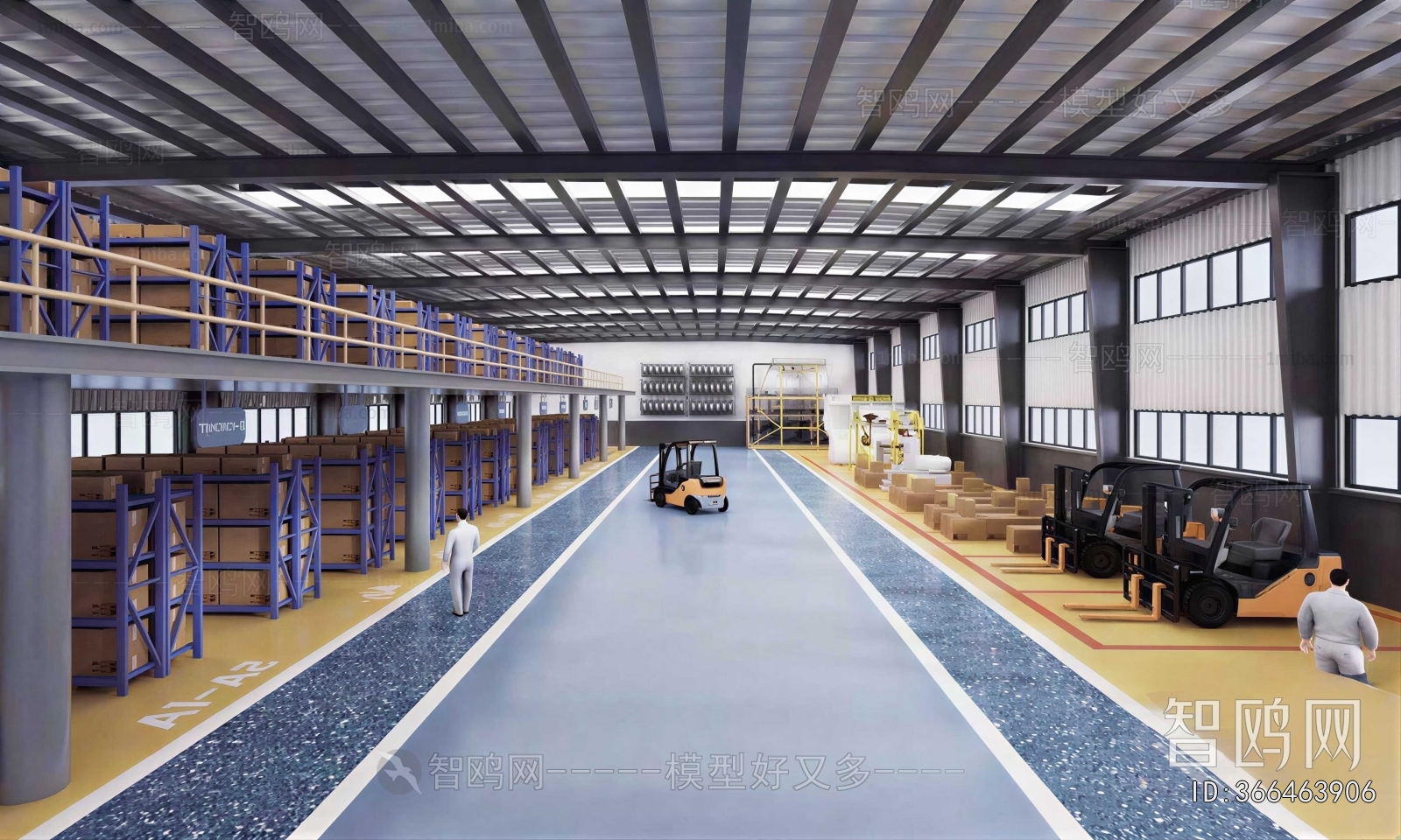 Modern Factory Floor/warehouse