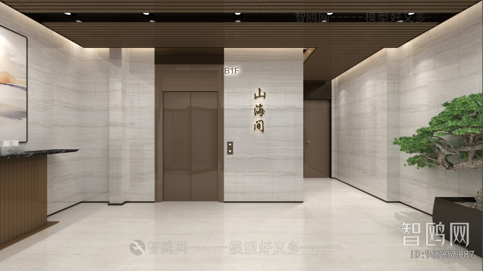 Modern Corridor Elevator Hall