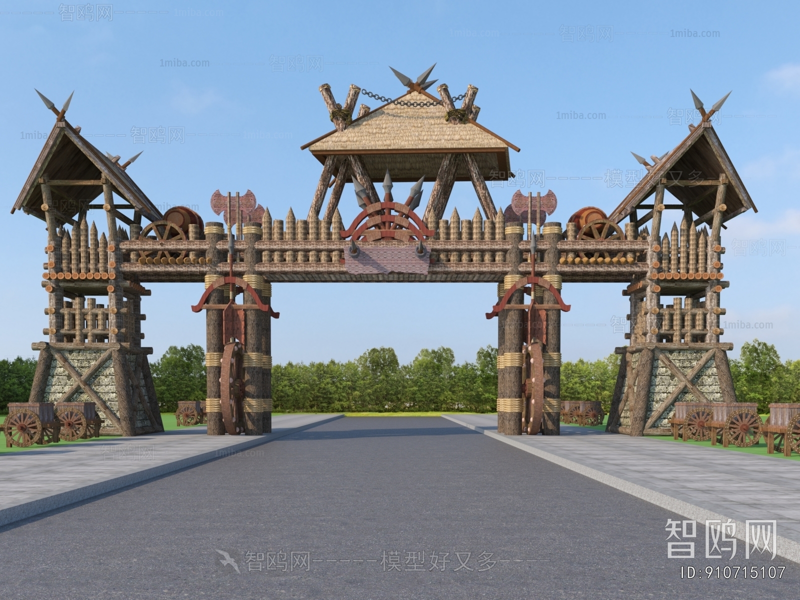 Chinese Style Facade Element