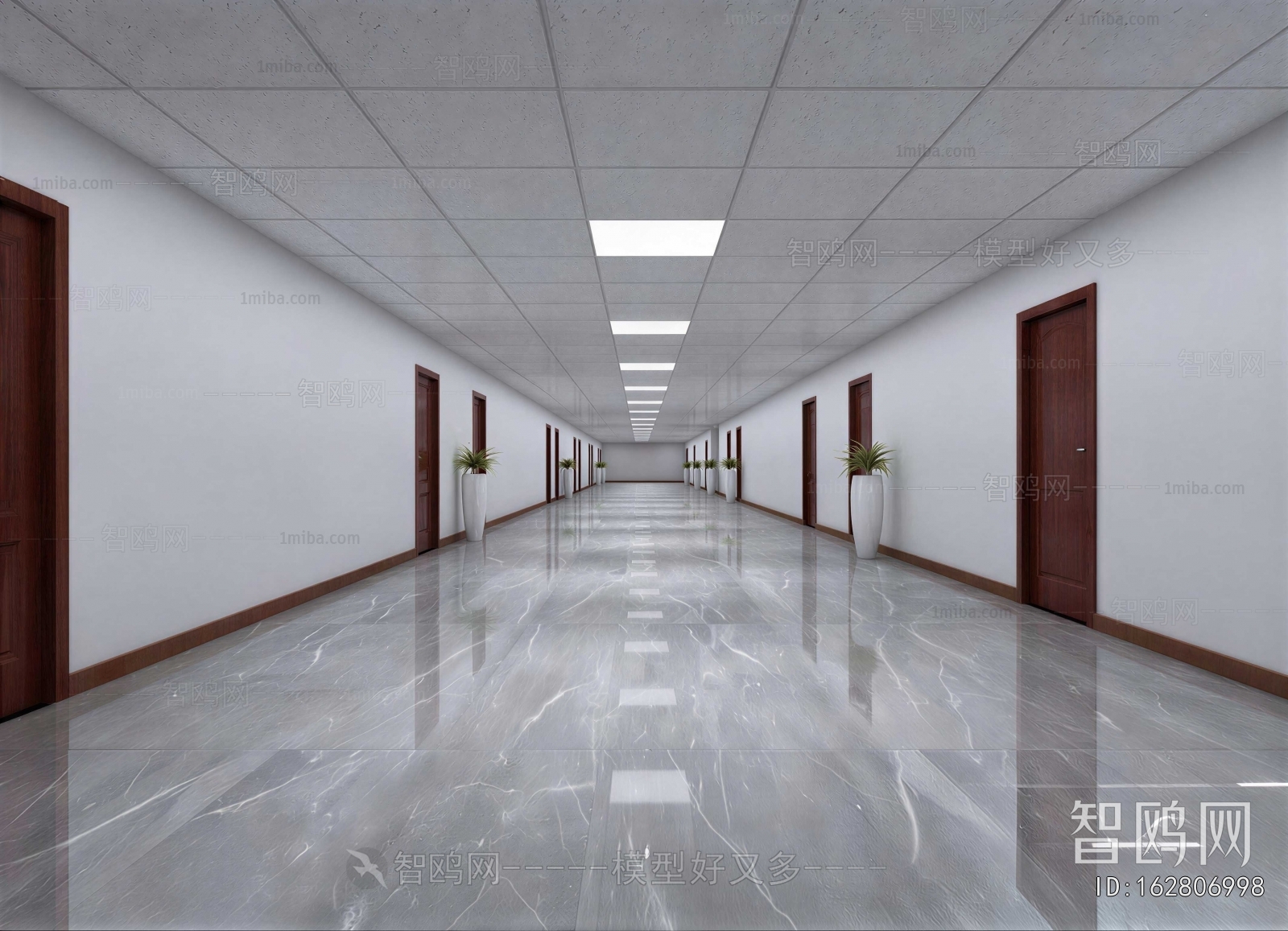Modern Office Aisle