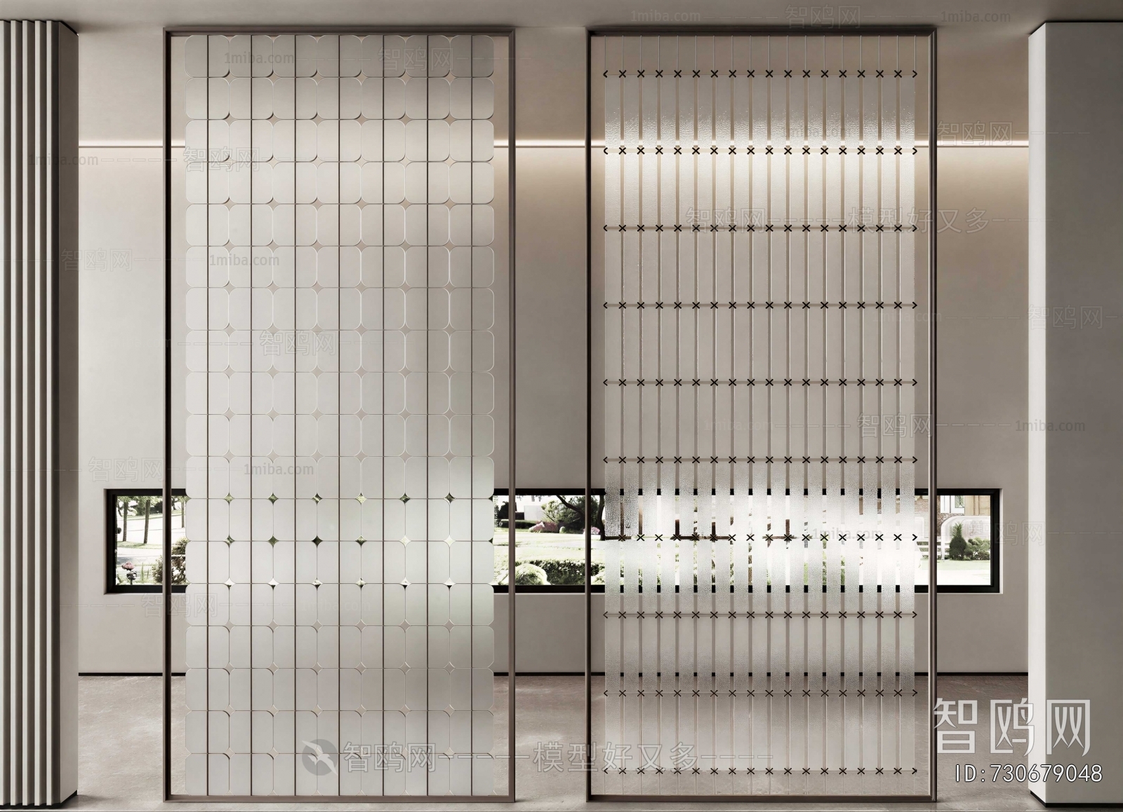 Modern Glass Screen Partition