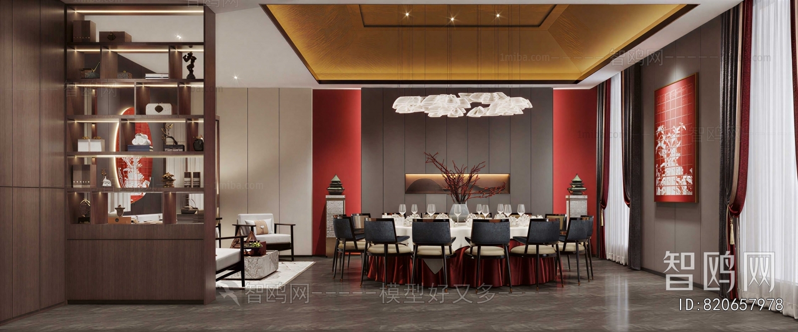 New Chinese Style Restaurant Box