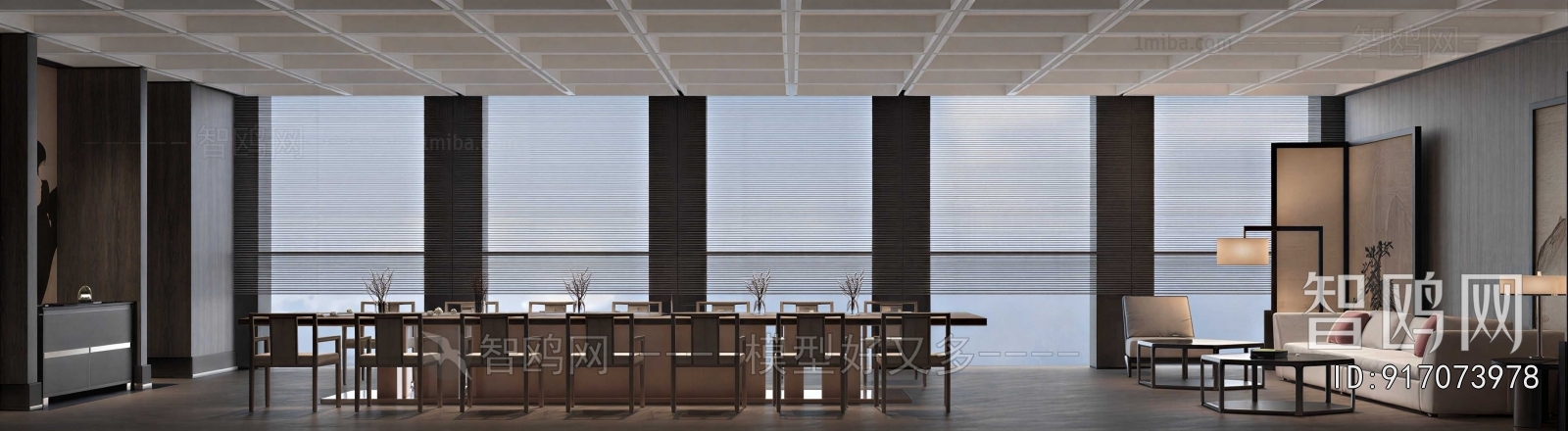New Chinese Style Reception Room