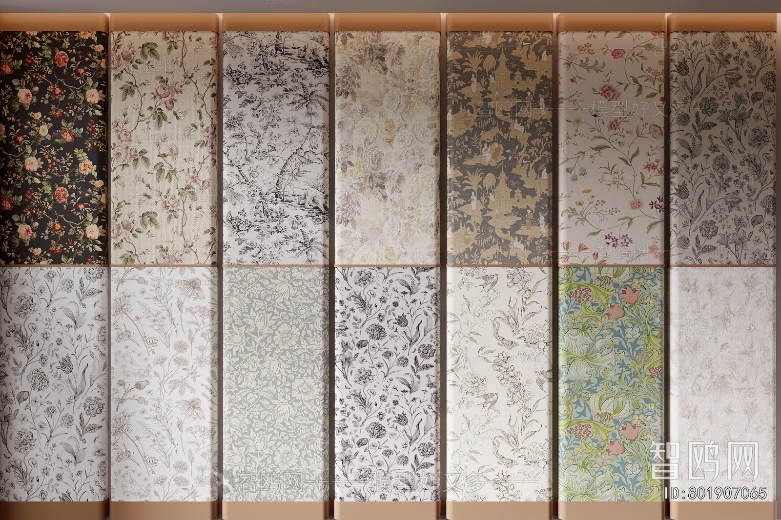 French Style Wall/floor/ceiling