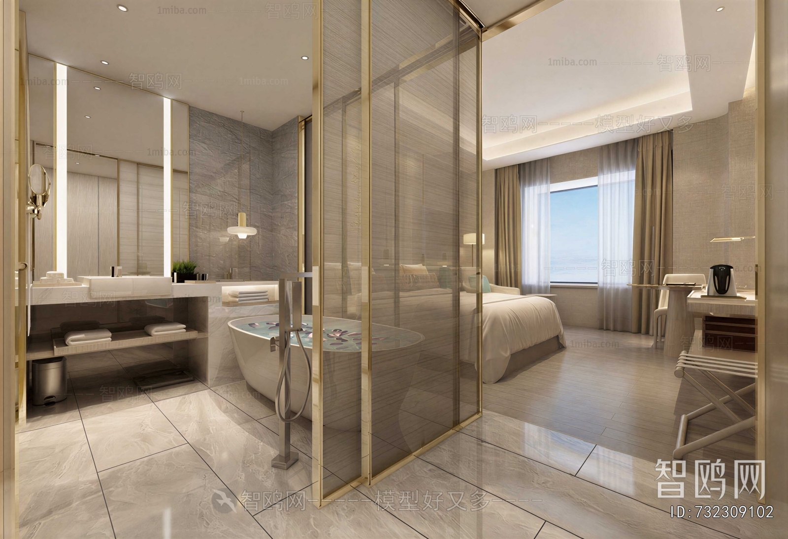Modern Guest Room