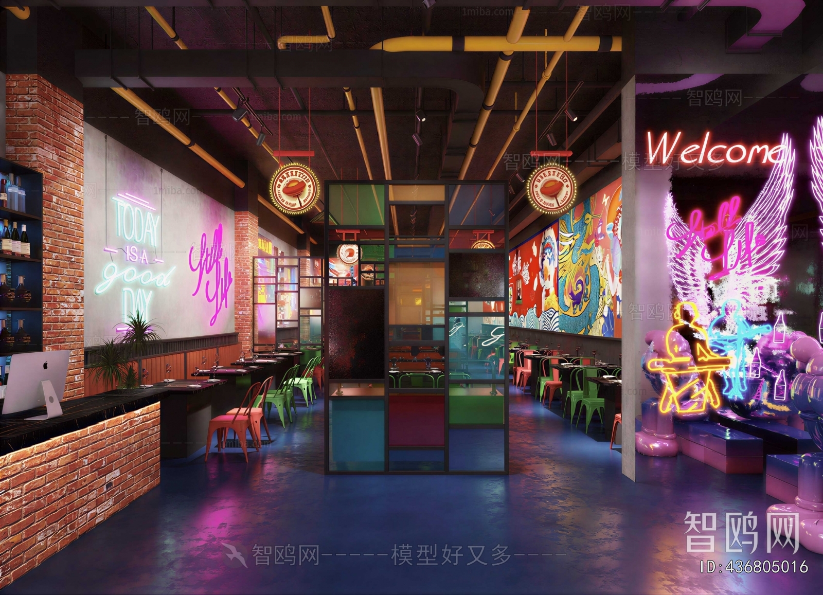Retro Style Hot Pot Restaurant