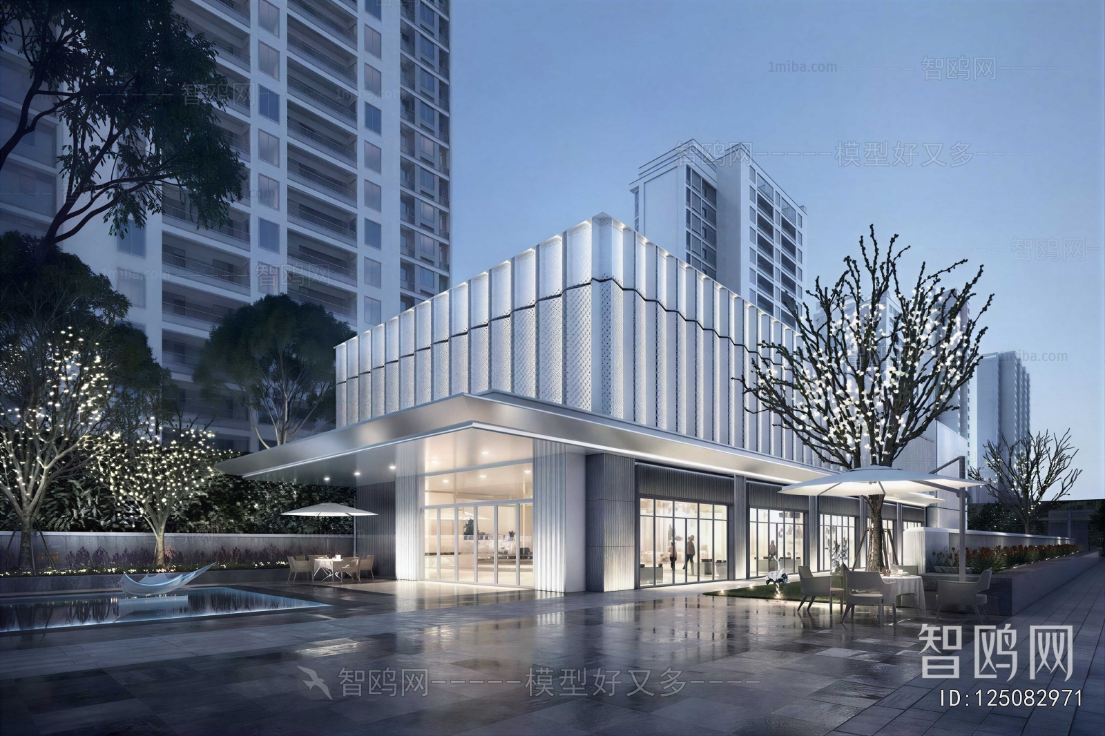 Modern Appearance Of Commercial Building