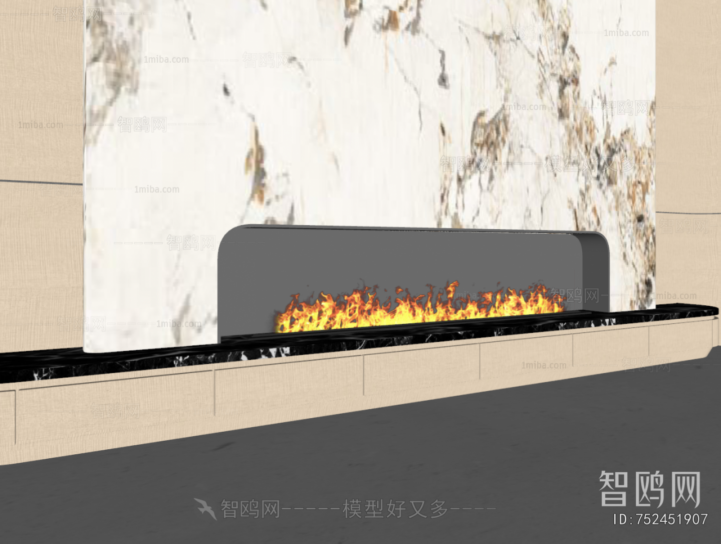 Modern Electronic Fireplace