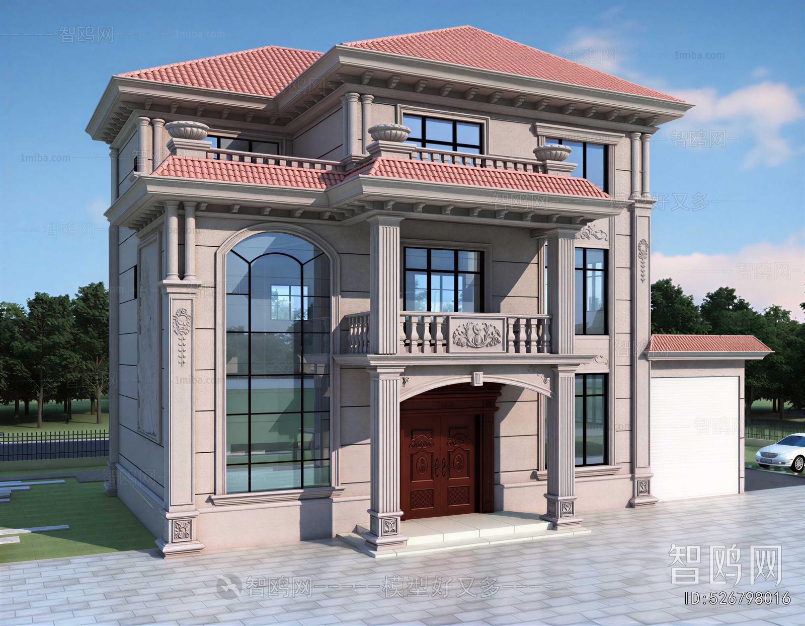 Simple European Style Detached Villa