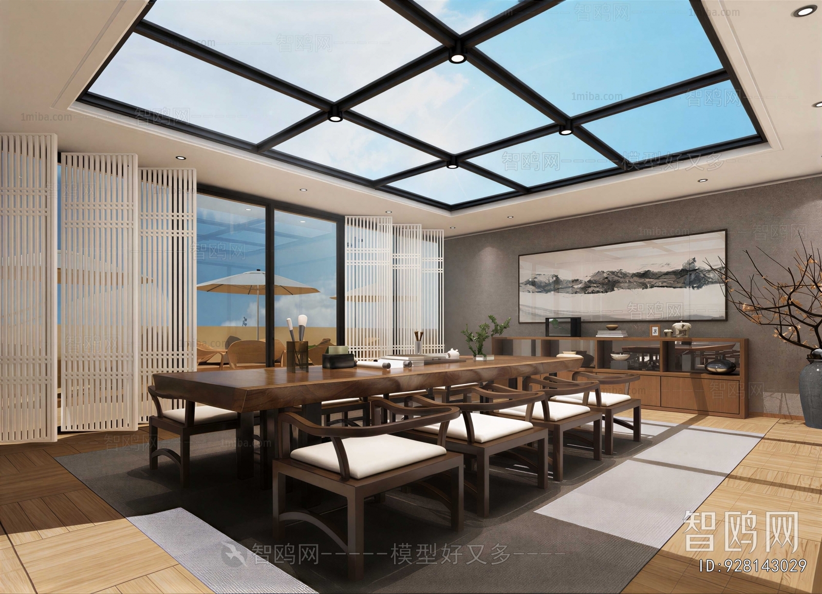 New Chinese Style Dining Room