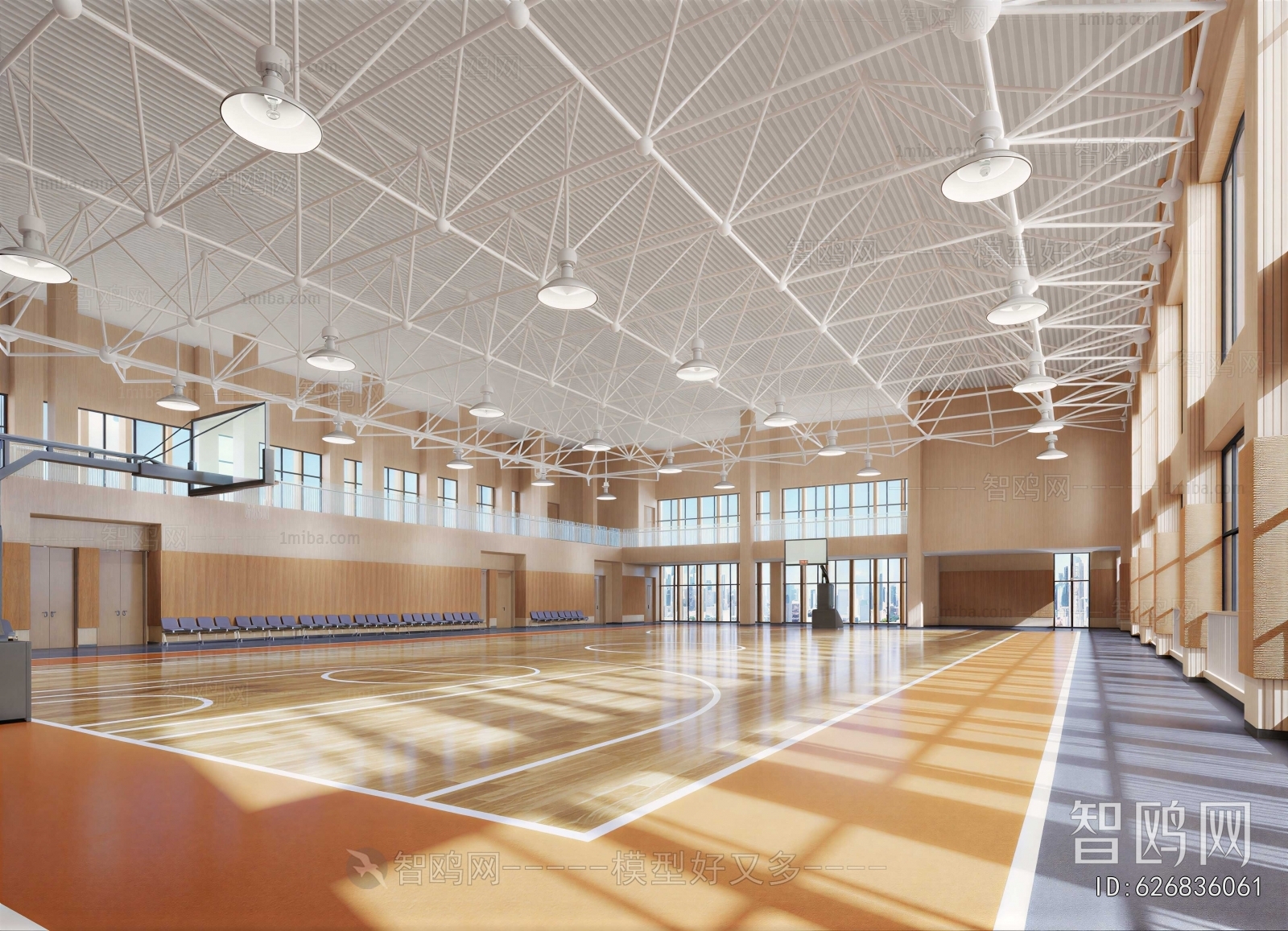 Modern Basketball Arena