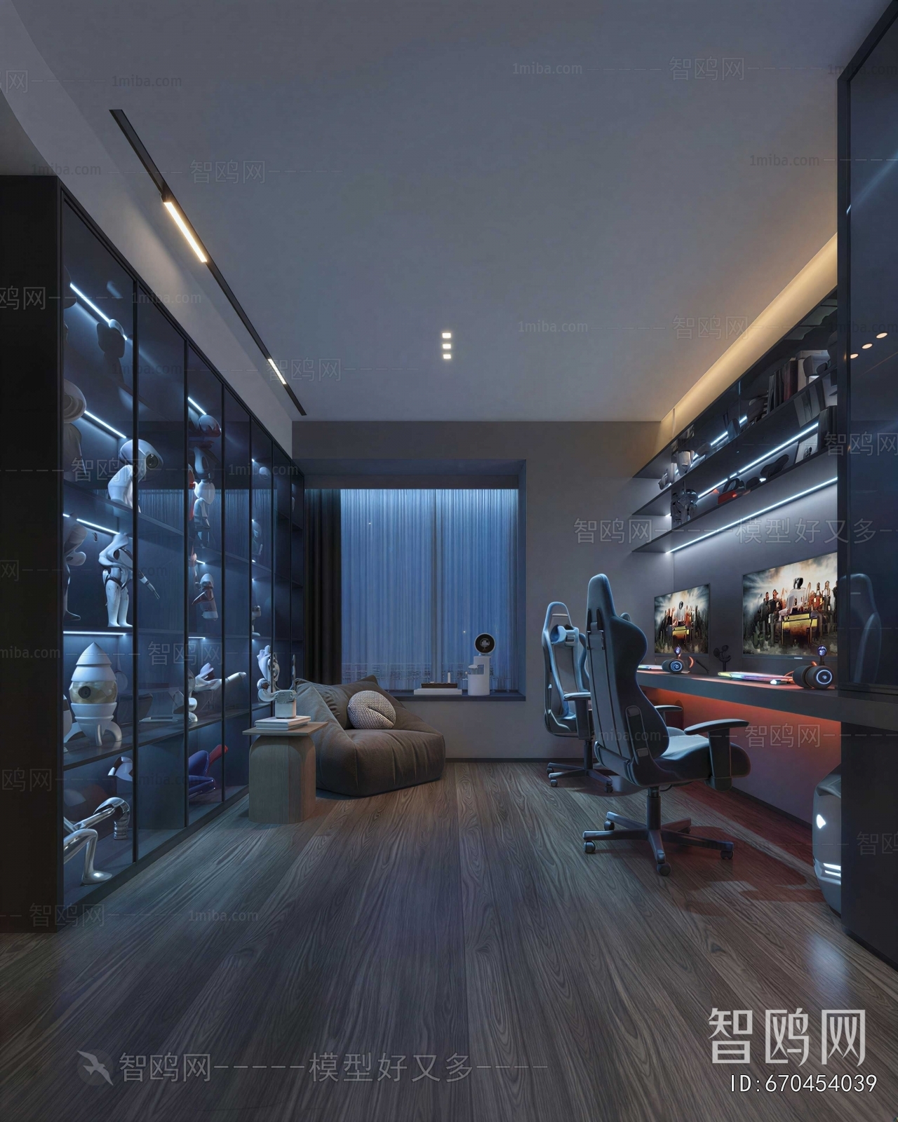 Modern E-sports Room