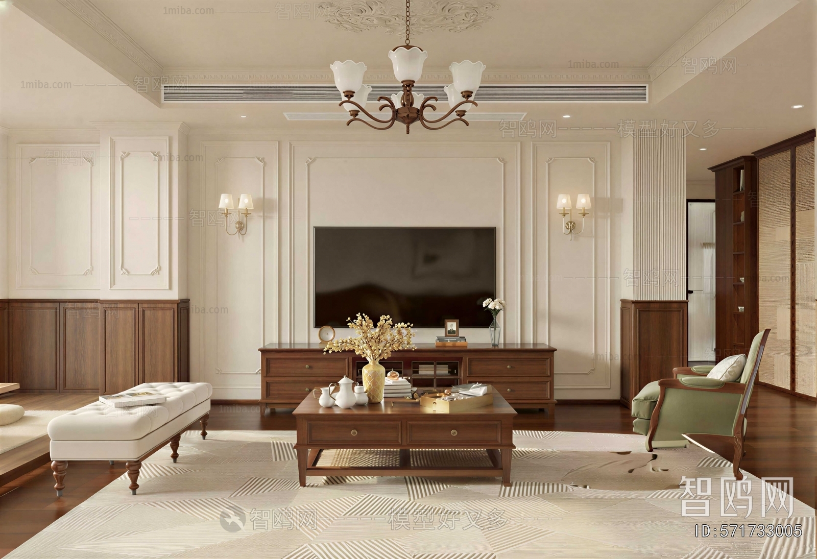 French Style A Living Room