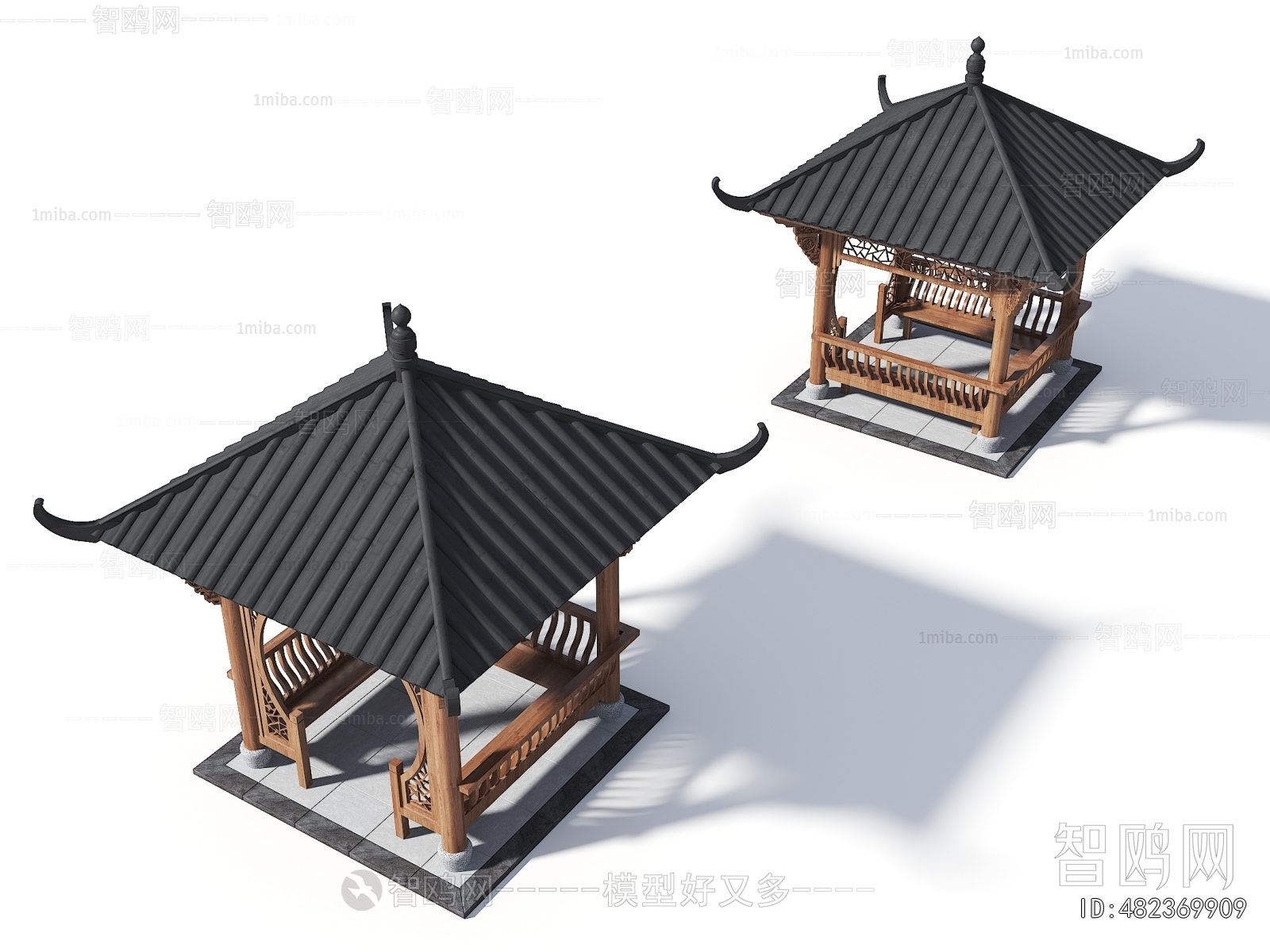 Chinese Style Ancient Architectural Buildings
