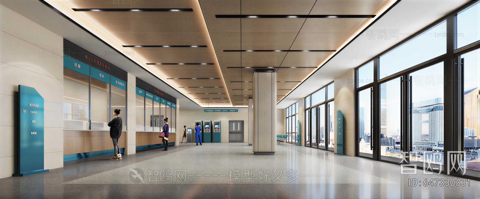 Modern Hospital Hall