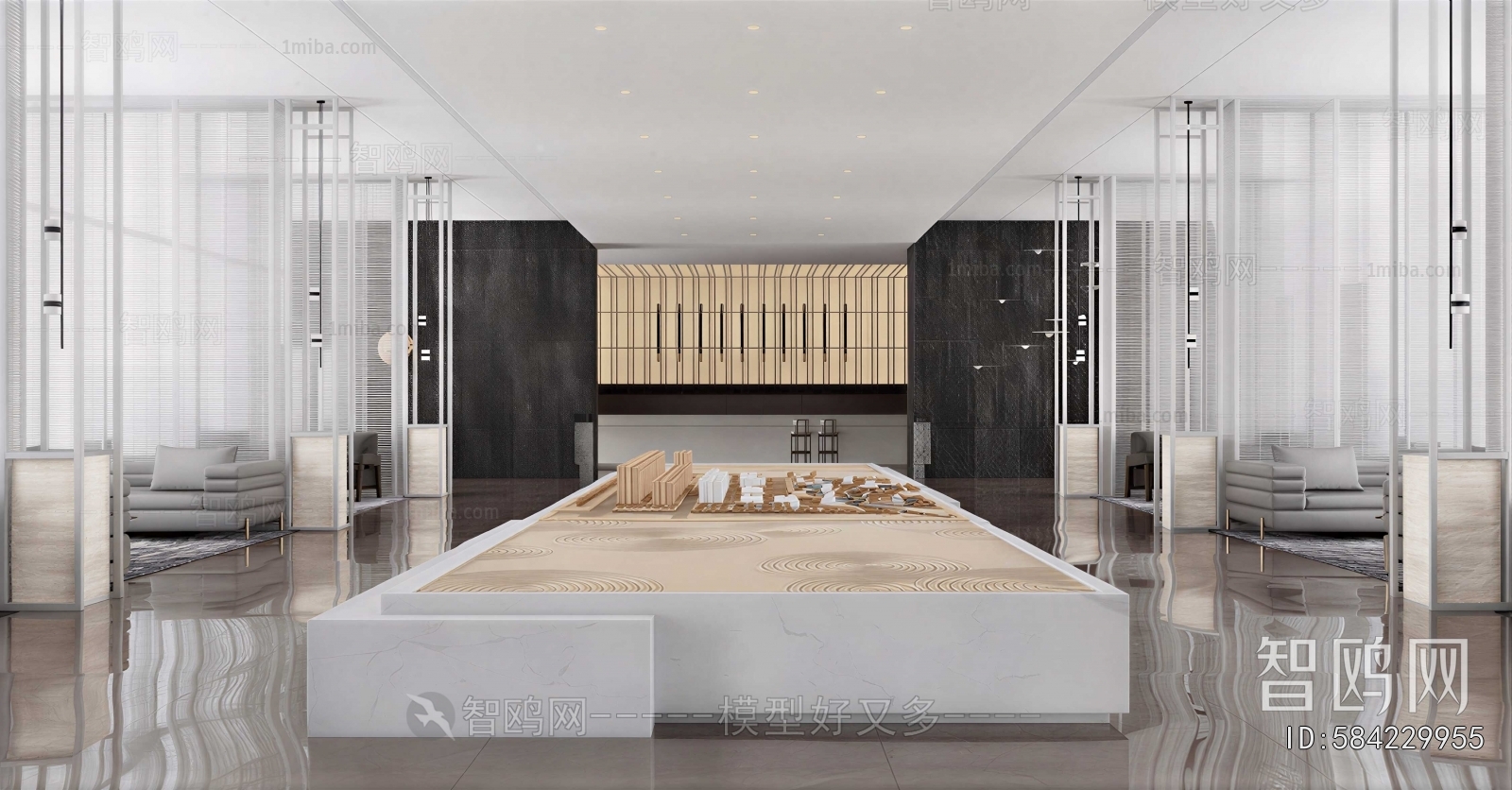 Modern Real Estate Sales Office