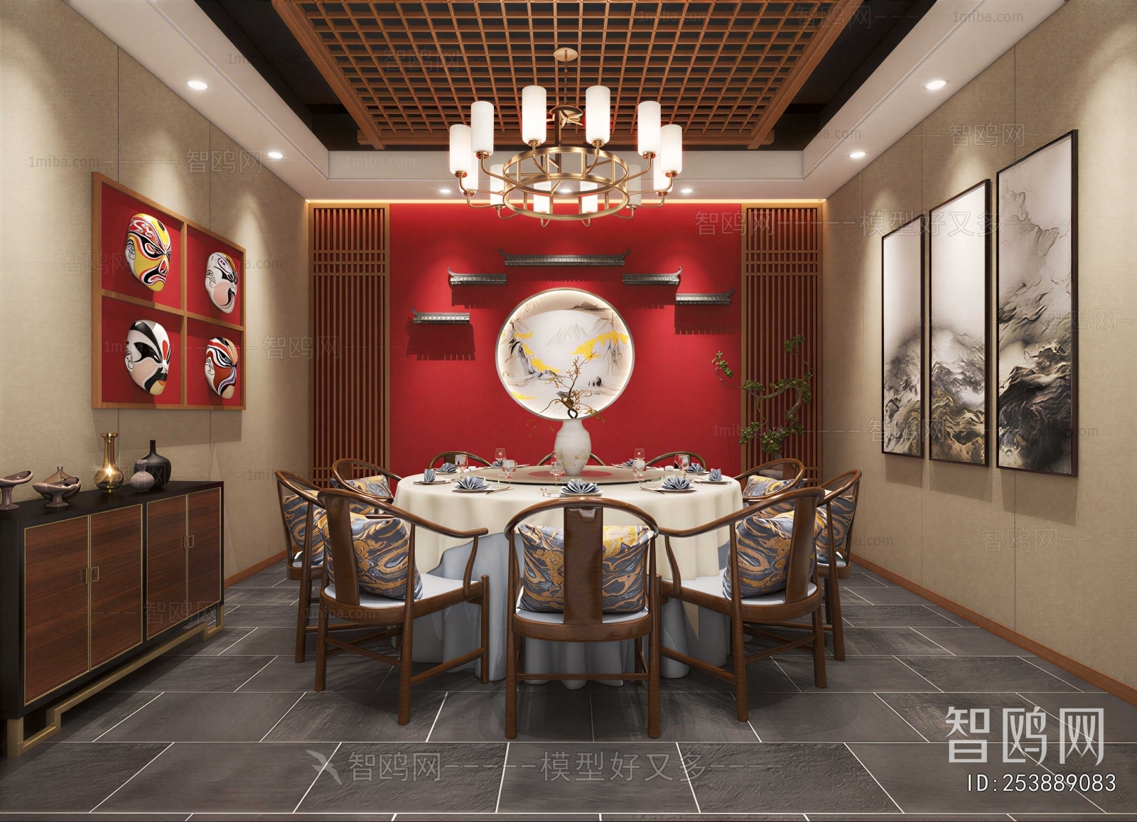 New Chinese Style Restaurant Box