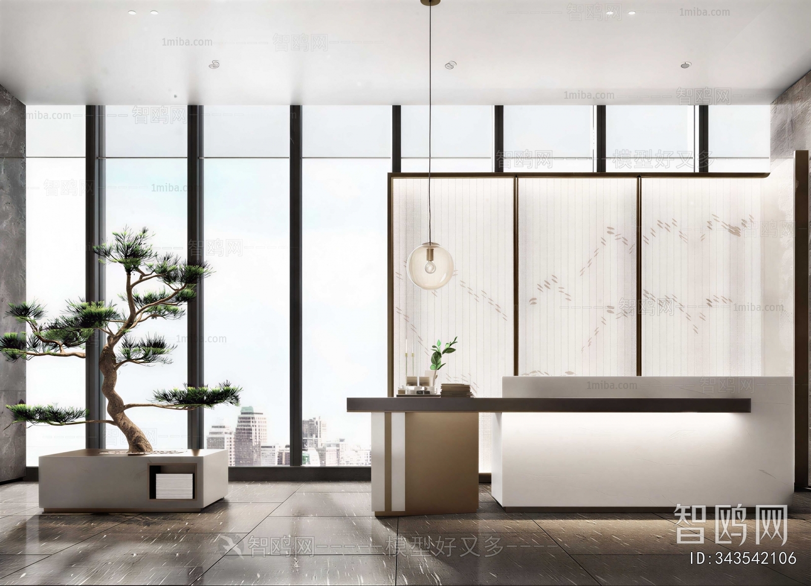 New Chinese Style Manager's Office