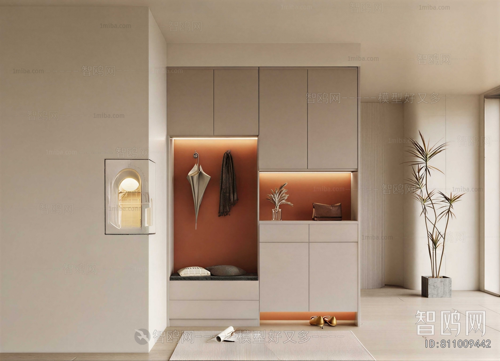 Modern Shoe Cabinet