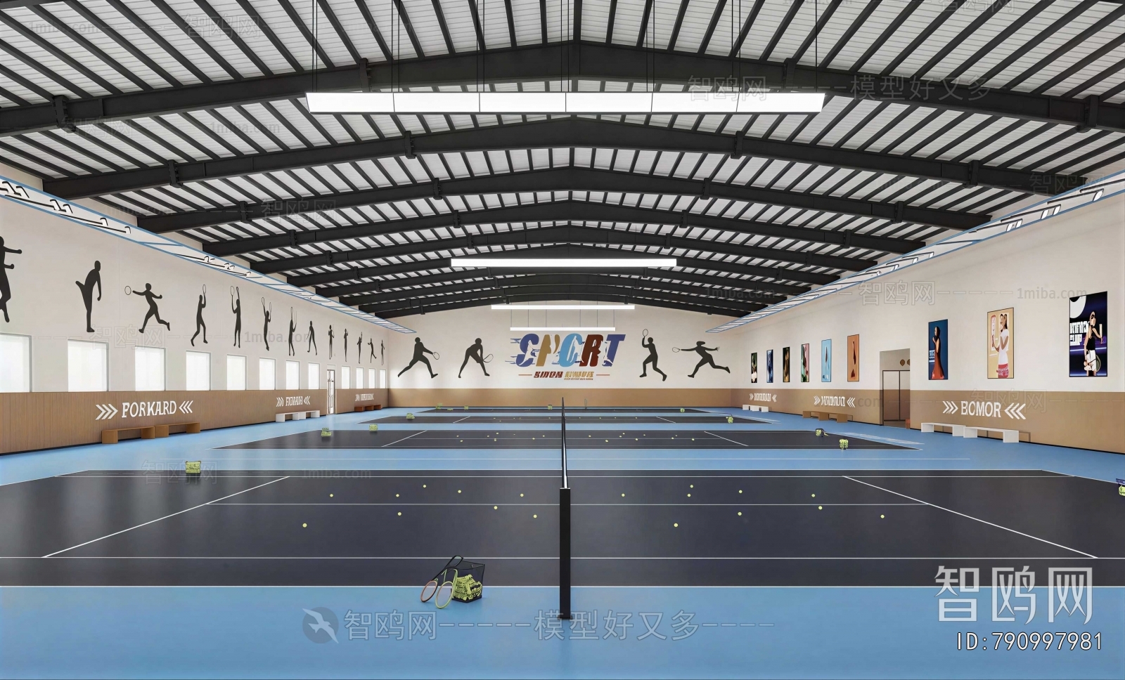 Modern Indoor Stadium