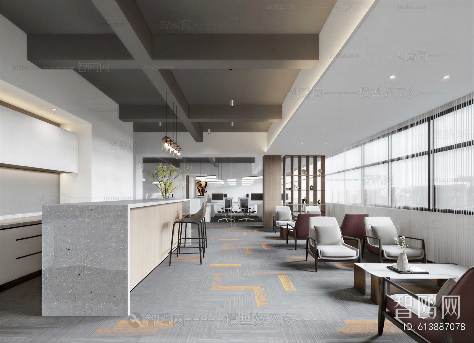 Modern Office Rest Area