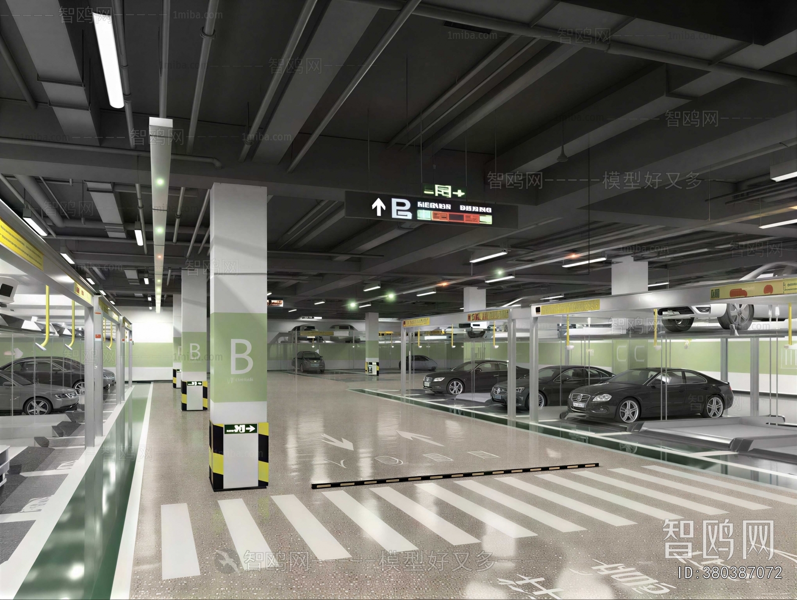 Modern Underground Garage
