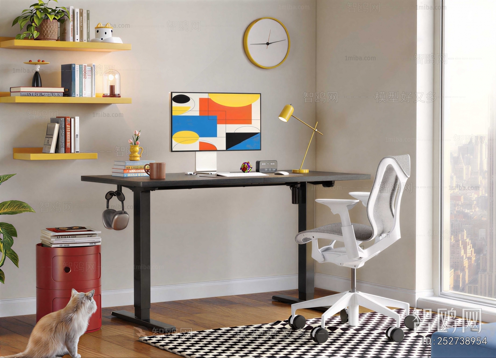 Modern Computer Desk And Chair