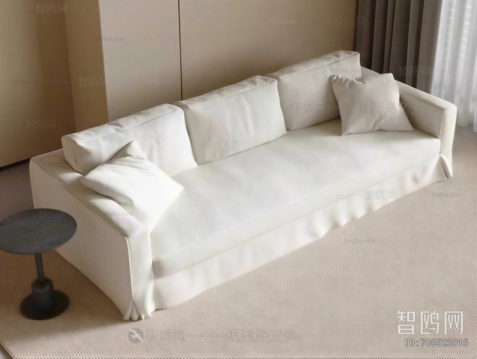Modern Three-seat Sofa